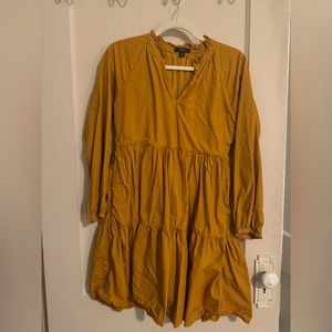J. Crew Tiered Popover Dress